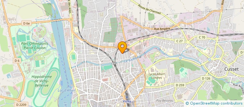 localisation de l'entreprise TANGOLOFT ET CIE à VICHY