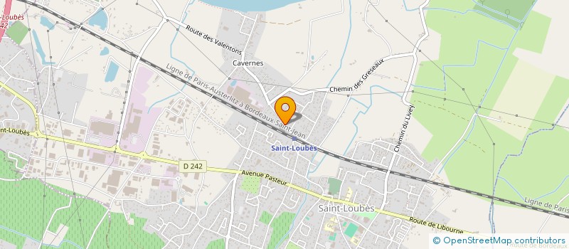 localisation de l'entreprise TANGOMANIA 33  SAINT-LOUBES