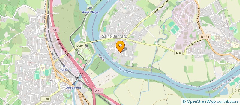 localisation de l'entreprise TANGON à REYRIEUX
