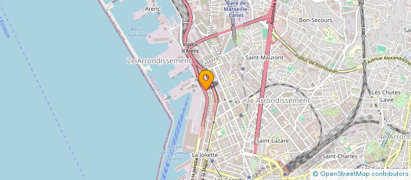 localisation de l'entreprise TANGRAM à MARSEILLE
