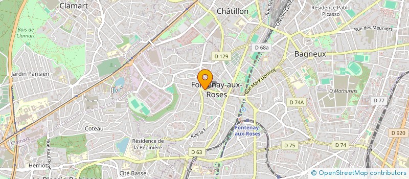 localisation de l'entreprise TANGRAM CONSEIL à FONTENAY-AUX-ROSES