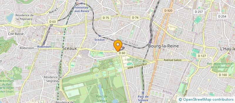 localisation de l'entreprise TANGRAM PARTNERS à SCEAUX