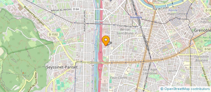 localisation de l'entreprise TANGRAM PLOMBERIE  GRENOBLE