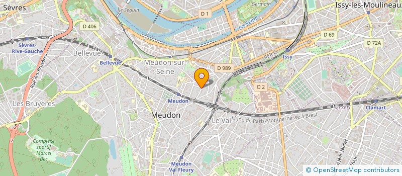 localisation de l'entreprise TANGROM à MEUDON