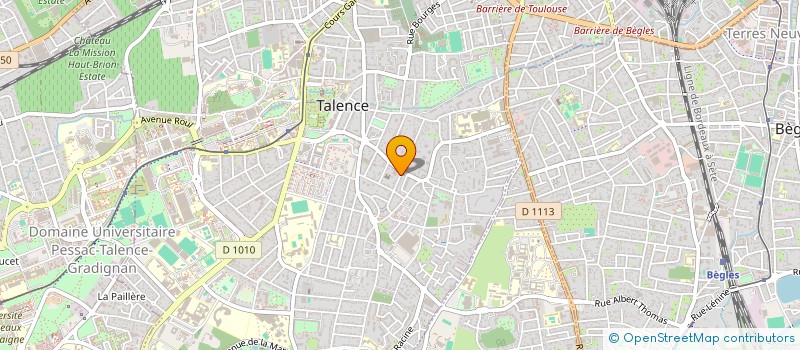 localisation de l'entreprise TANGUEANDO à TALENCE