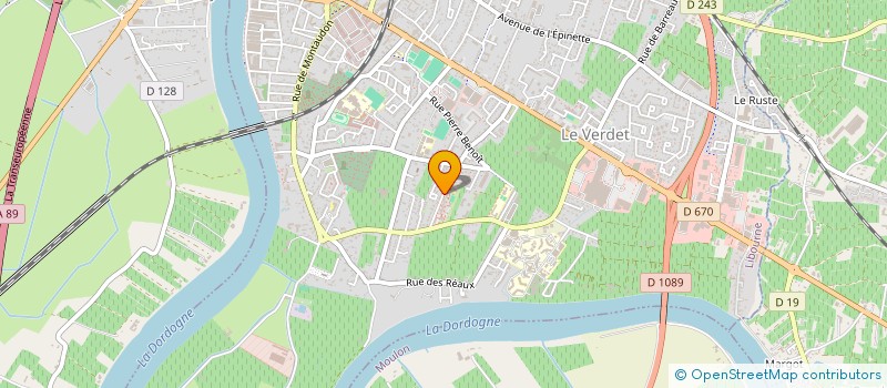 localisation de l'entreprise TANGUITO, TANGO  LIBOURNE