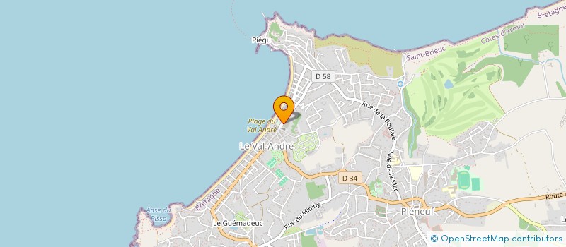 localisation de l'entreprise TANGUY  PLENEUF-VAL-ANDRE