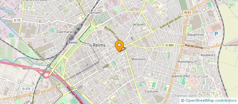 localisation de l'entreprise TANGUY à REIMS