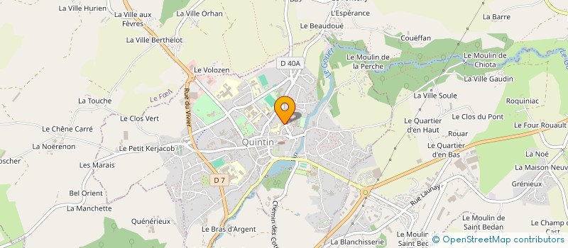 localisation de l'entreprise TANGUY  QUINTIN