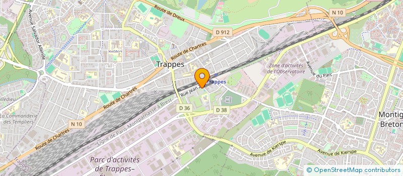 localisation de l'entreprise TANGUY ALAIN ET OLLIVIER ALAIN  TRAPPES