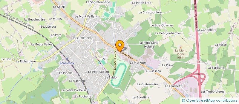 localisation de l'entreprise TANGUY AUTOMOBILES  MARIGNE-LAILLE