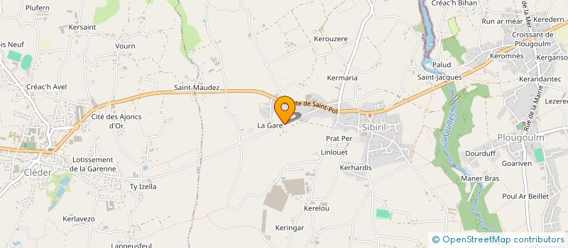 localisation de l'entreprise TANGUY CUZHEOL  SIBIRIL