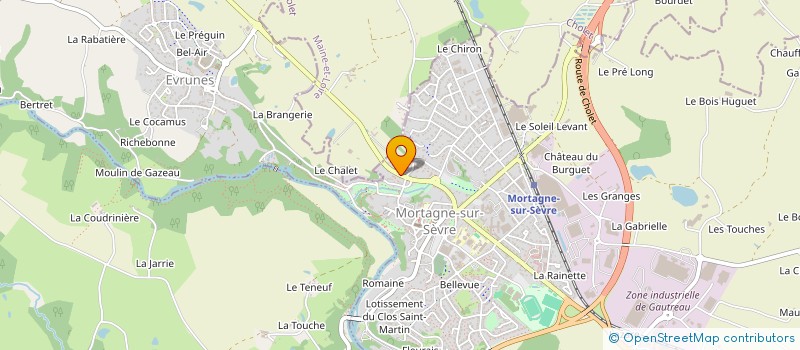 localisation de l'entreprise TANGUY DECO à MORTAGNE-SUR-SEVRE