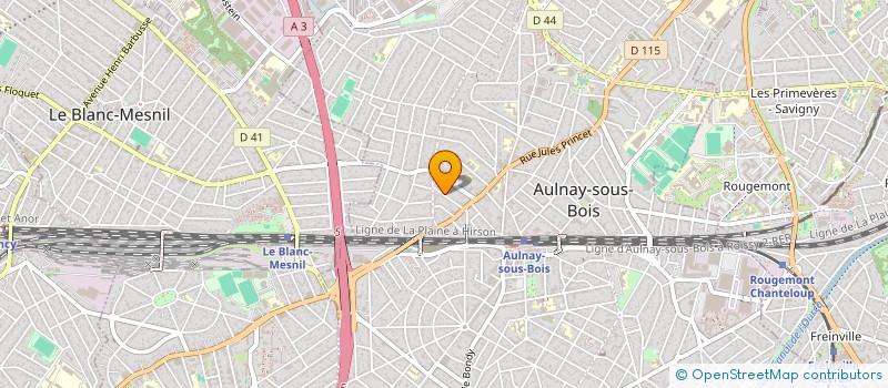 localisation de l'entreprise TANGUY DETROIT à AULNAY-SOUS-BOIS