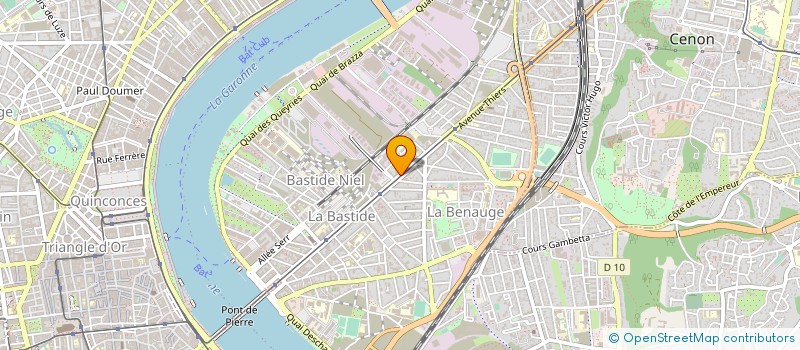 localisation de l'entreprise TANGUY ET ASSOCIES à BORDEAUX