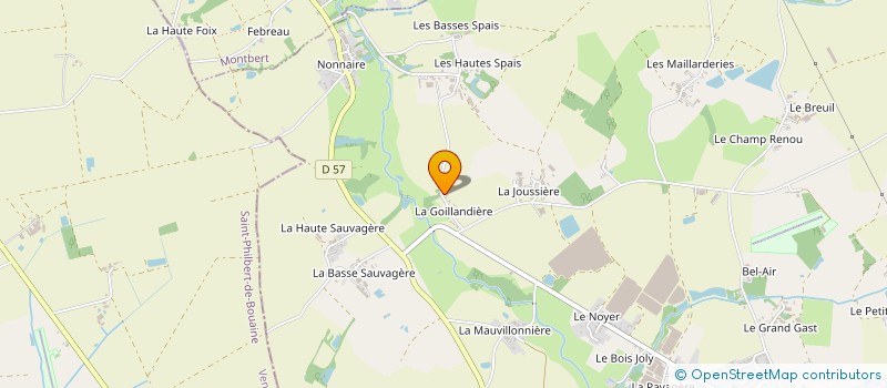 localisation de l'entreprise TANGUY GUIBERT  LA PLANCHE