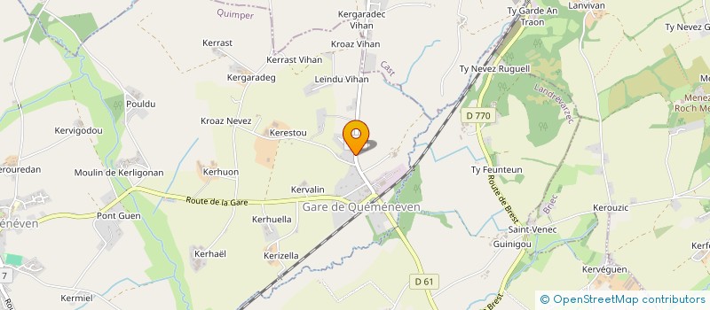 localisation de l'entreprise TANGUY IMMOBILIER  QUEMENEVEN