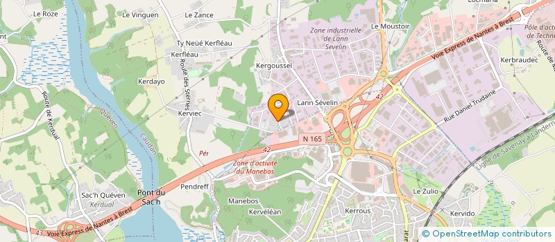localisation de l'entreprise TANGUY MECANIQUE à CAUDAN
