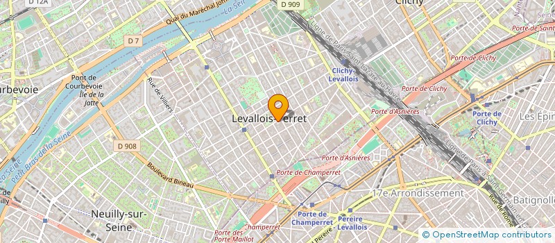 localisation de l'entreprise TANGY STUDIOS à LEVALLOIS-PERRET