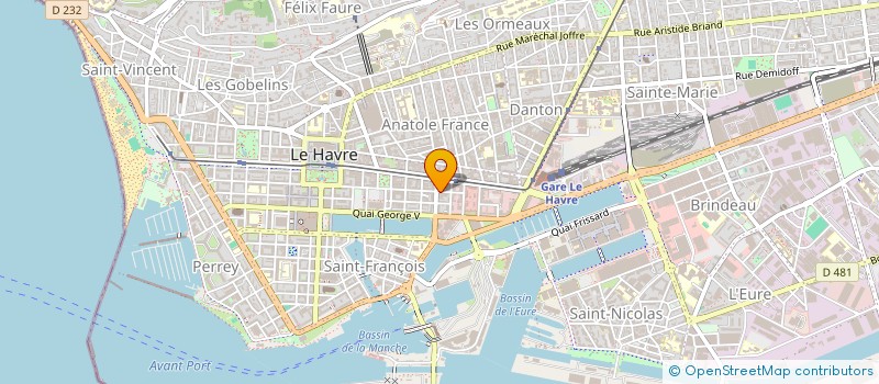localisation de l'entreprise TANH à LE HAVRE