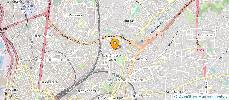 localisation de l'entreprise TANI AMBULANCE à MARSEILLE