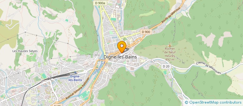 localisation de l'entreprise TANIA à DIGNE-LES-BAINS