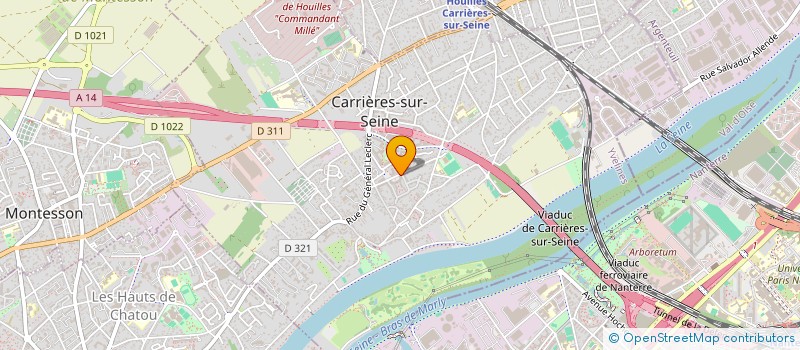 localisation de l'entreprise TANIA COIFFURE  CARRIERES-SUR-SEINE