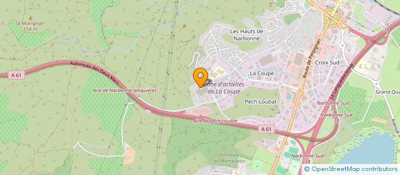 localisation de l'entreprise TANIA SAFOU RECRUTEMENT  NARBONNE