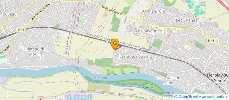 localisation de l'entreprise TANIADAVID  HERBLAY-SUR-SEINE