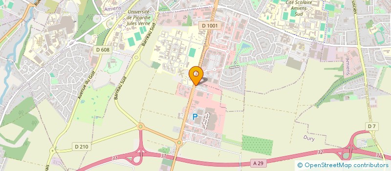 localisation de l'entreprise TANIERE  DURY