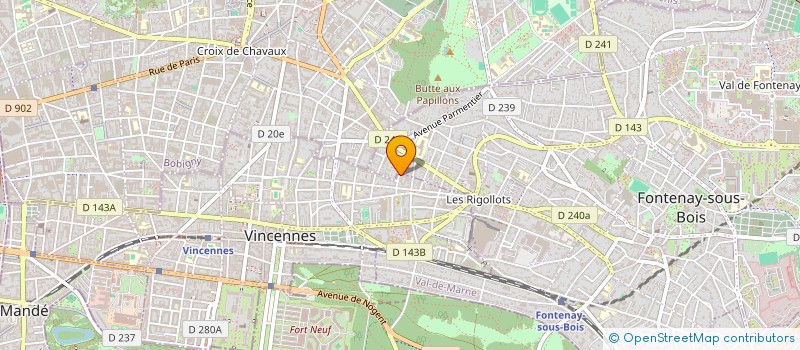 localisation de l'entreprise TANIERE DE CEJAC à VINCENNES
