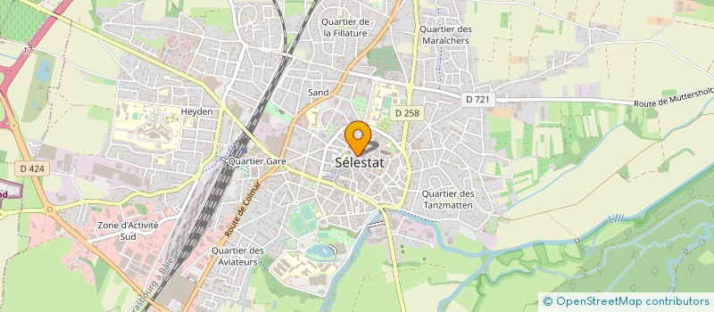 localisation de l'entreprise TANIERE VEGETALE  SELESTAT