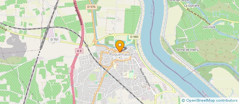 localisation de l'entreprise TANIKO  ROQUEMAURE