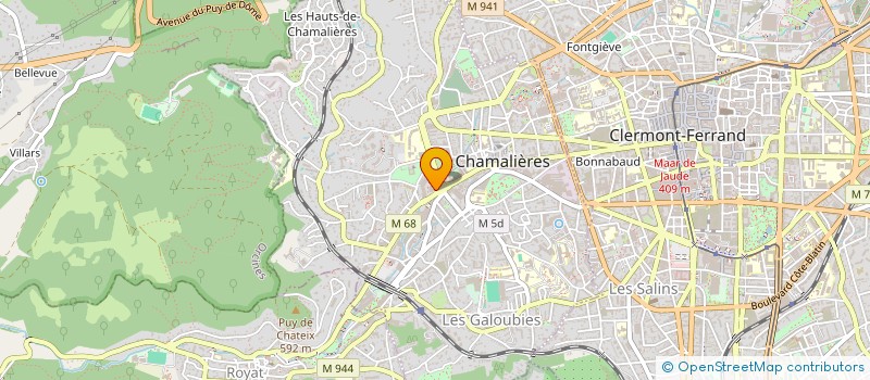 localisation de l'entreprise TANIMEO à CHAMALIERES