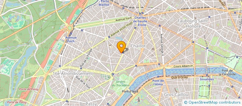 localisation de l'entreprise TANIOS 16B  PARIS