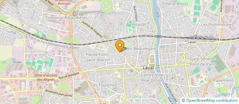 localisation de l'entreprise TANIOU à LAVAL