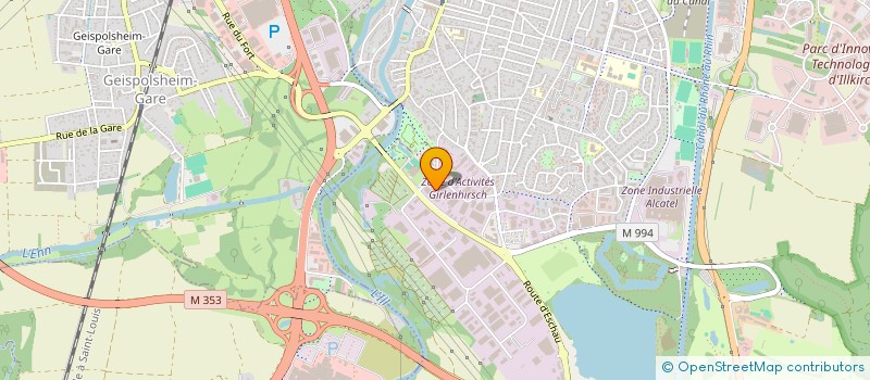 localisation de l'entreprise TANIS  ILLKIRCH-GRAFFENSTADEN