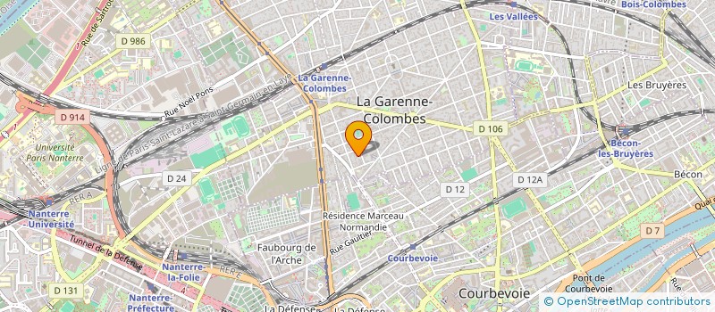 localisation de l'entreprise TANIS à LA GARENNE-COLOMBES