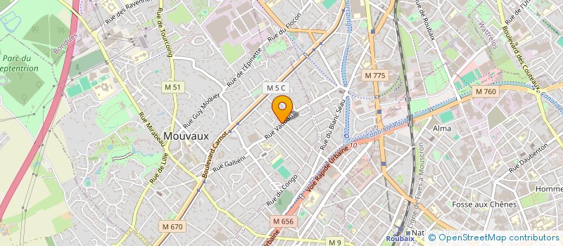localisation de l'entreprise TANIT à MOUVAUX