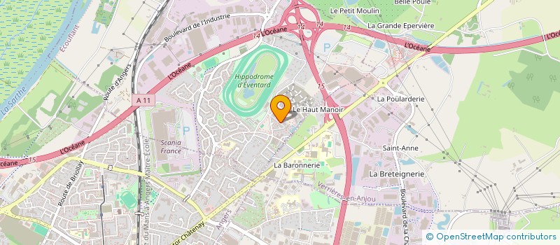 localisation de l'entreprise TANITDEV à ANGERS