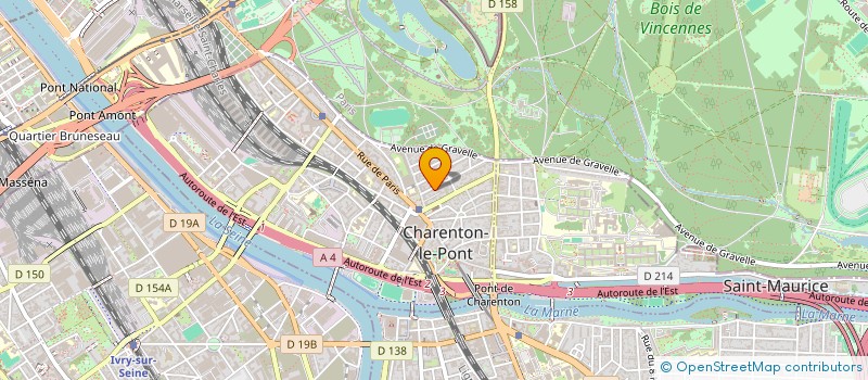 localisation de l'entreprise TANITECH à CHARENTON-LE-PONT