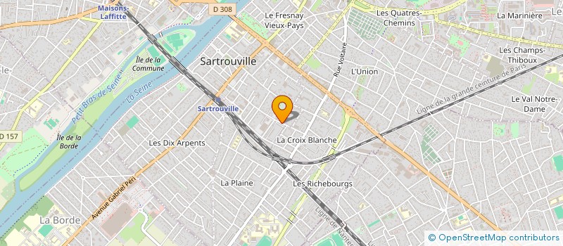 localisation de l'entreprise TANITINFO à SARTROUVILLE