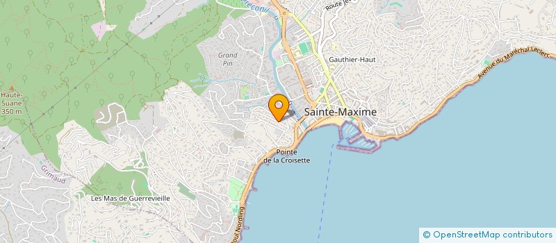 localisation de l'entreprise TANKALM  SAINTE-MAXIME
