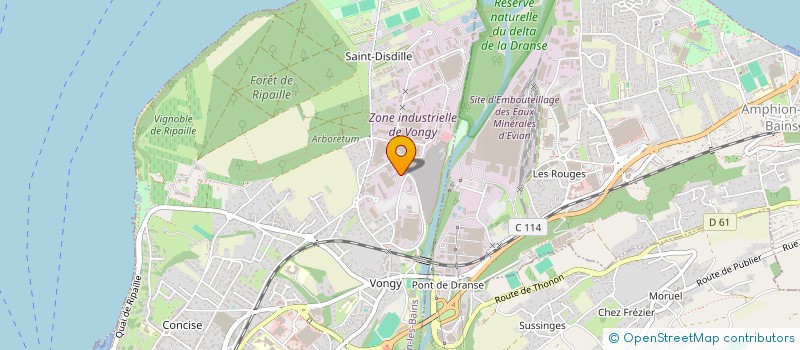 localisation de l'entreprise TANKO DESIGNS à THONON-LES-BAINS