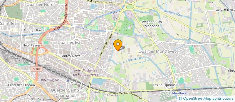 localisation de l'entreprise TANKS ENGINEERS DIVISION  AVIGNON