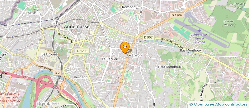 localisation de l'entreprise TANLI IMMO à ANNEMASSE