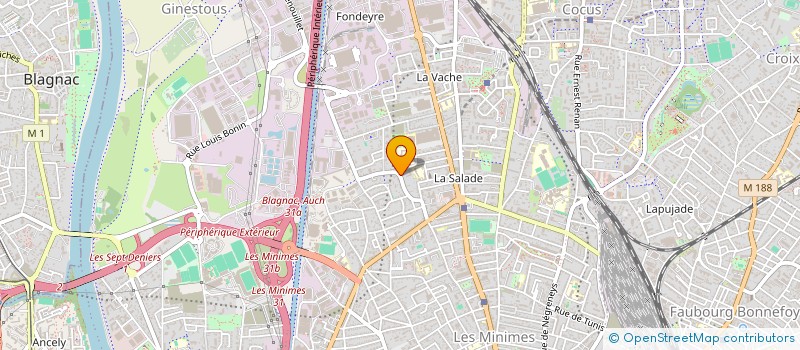 localisation de l'entreprise TANMYAT à TOULOUSE