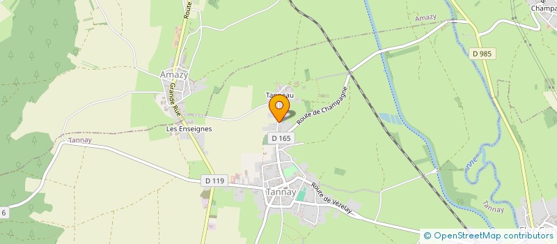 localisation de l'entreprise TANNAY BATIMENT  TANNAY