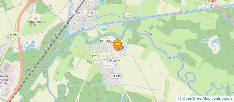 localisation de l'entreprise TANNEAU PARQUET  SEMPIGNY