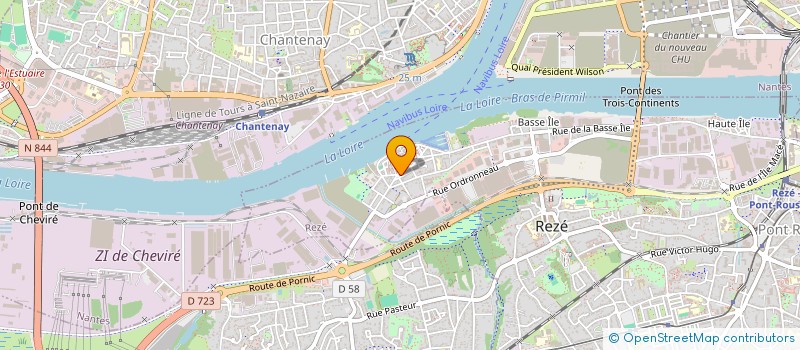 localisation de l'entreprise TANNERIE  REZE